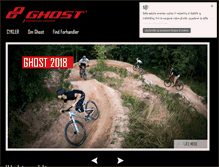 Tablet Screenshot of ghost-bikes.dk